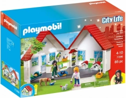 Ensemble de figurines City Life animalerie portable