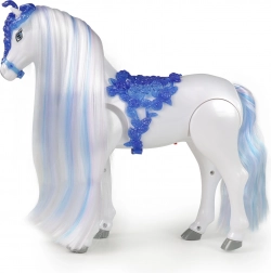 Cheval électrique avec crinière à coiffer Royaume d'Hiver