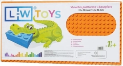 Plaque de construction orange JUNIOR 16x32 points