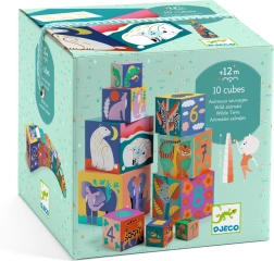 Tour de boîtes Djeco animaux sauvages