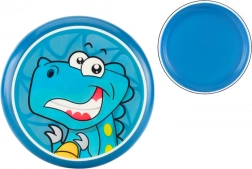 Frisbee pour enfants avec dinosaures 20 cm bleu