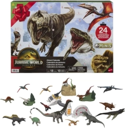 OKYUK 2025 Advent Calendar, 24 Days Children's Dinosaur Advent Calendar with 16 Unique Dinosaurs, Surprise Christmas Dinosaur Toys for Children from 3 Years