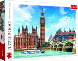 Puzzle 2000 pièces – Big Ben et pont de Westminster, Londres – Trefl