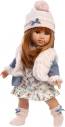 Poupée réaliste au corps souple en tissu 35 cm Llorens NICOLE