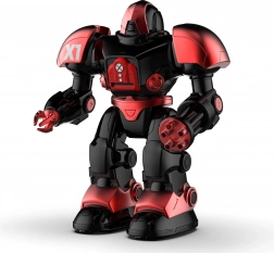 Robot télécommandé avec disques tireurs