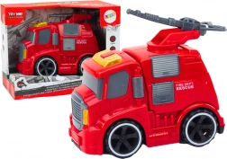 Camion de pompiers avec canon Sons Lumières Propulsion Rouge