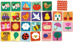 Pexeso en bois Animaux à la ferme