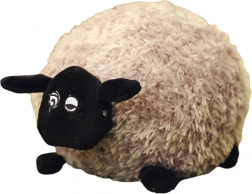 Peluche mouton beige clair avec laine bouclée 20 cm