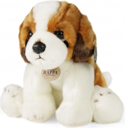 Chien Saint-Bernard en peluche assis