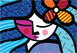 Puzzle Fille avec fleur 1000 pièces BLUEBIRD