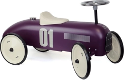 Draisienne vintage en métal de couleur violet foncé