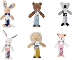 Hochet pour bébé avec sifflet motif animaux