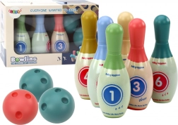 Jeu d’arcade Set de bowling 6 pcs coloré