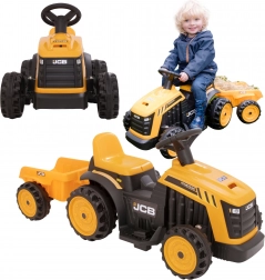 Tracteur électrique pour enfants EVO JCB avec remorque