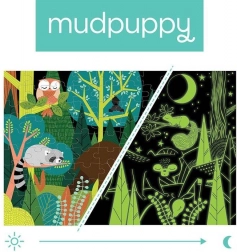 Mudpuppy - puzzle Brillant dans l'Obscurité Monde forestier 100 pièces
