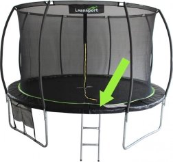 Couvre-ressorts de protection pour trampoline Sport Max 6 ft, noir‑vert
