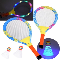 Raquettes de badminton lumineuses pour le divertissement
