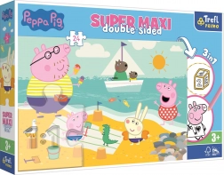 Puzzle recto-verso Peppa Pig SUPER MAXI 24 pièces