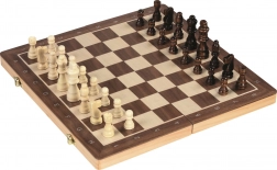 Jeu d’échecs et dames 2‑en‑1 magnétique en bois GOKI