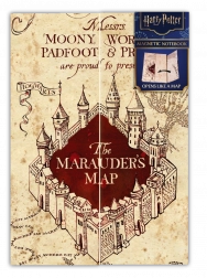 Harry Potter carnet ligné Carte du Maraudeur A5 Magical Locations