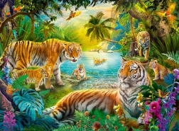 Ravensburger puzzle Oasis des tigres 500 pièces