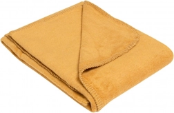couverture bébé en coton 75 × 100 moutarde