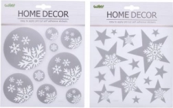 Décoration murale ou fenêtre – Motifs de Noël 22,9x18,5 cm