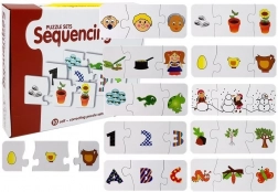 Puzzle séquentiels éducatifs – 10 ensembles pour apprendre les nombres, les lettres et les cycles de vie