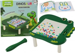 Tablette magnétique pour enfants Dino, couleur verte