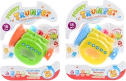 Trompette pour enfants à piles avec sons et mélodies