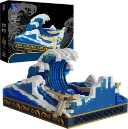 Pantasy La Grande Vague au large de Kanagawa set de construction 1497 pièces