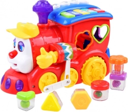 Locomotive interactive avec reconnaissance des formes et sons