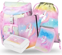 Baagl kit scolaire Licorne arc-en-ciel