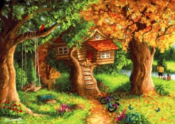 ENJOY Puzzle cabane dans l’arbre 1000 pièces