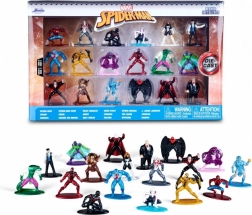 Figurines en métal MARVEL Spider‑Man – set de 18 pièces