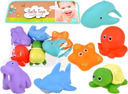 Animaux marins colorés pour le bain - ensemble de 6 pièces
