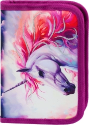 Trousse scolaire BAAGL Royaume de la Licorne, une seule étage