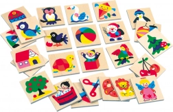 Bino panneaux d'illustrations en bois pour écoles maternelles