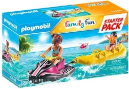 Playmobil Family Fun Starter Pack Scooter des mers avec bateau banane