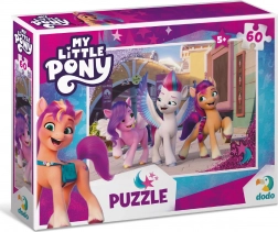 puzzle dodo my little pony : en ville 60 pièces