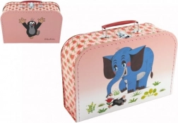 Valise pour enfants avec motif de la taupe et de l'éléphant