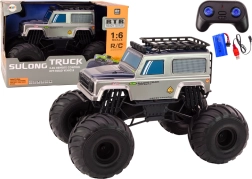 Grande voiture RC SUV télécommandée au 1:6 grise