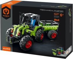 Kit de construction iM.MASTER tracteur avec remorque agricole 2 en 1, 346 pièces