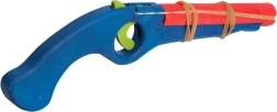 Fusil bleu en bois FAUNA pour bandes élastiques