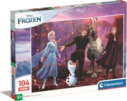 Puzzle 104 pièces DISNEY FROZEN de Clementoni