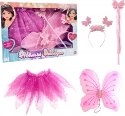 ensemble pour enfants petite princesse papillon avec ailes