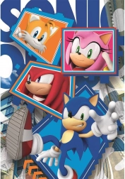 Puzzle SONIC THE HEDGEHOG – les amis 104 pièces