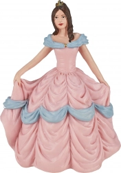 Princesse en robe rose