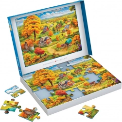 Puzzle EUROGRAPHICS Connecting Pieces : Vie paisible 24 pièces