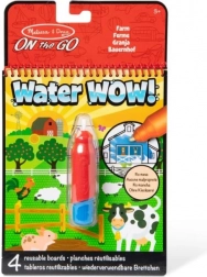 livre de coloriage à l’eau ferme avec stylo MELISSA & DOUG Water Wow
